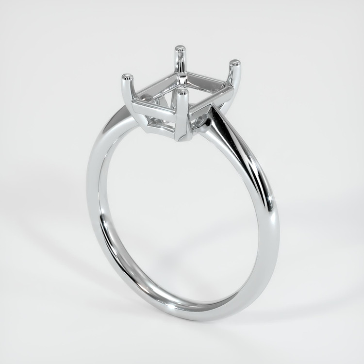 18K White Gold Vedic Ring Setting