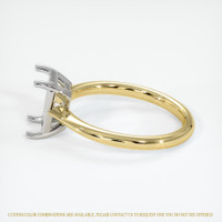 14K White & Yellow Vedic Ring Setting Image