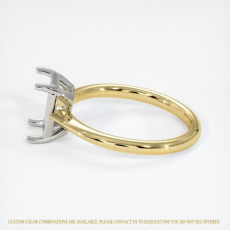 14K White & Yellow Vedic Ring Setting