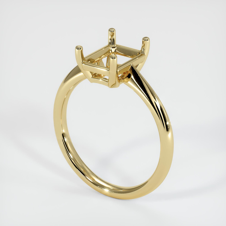 14K Yellow Gold Vedic Ring Setting