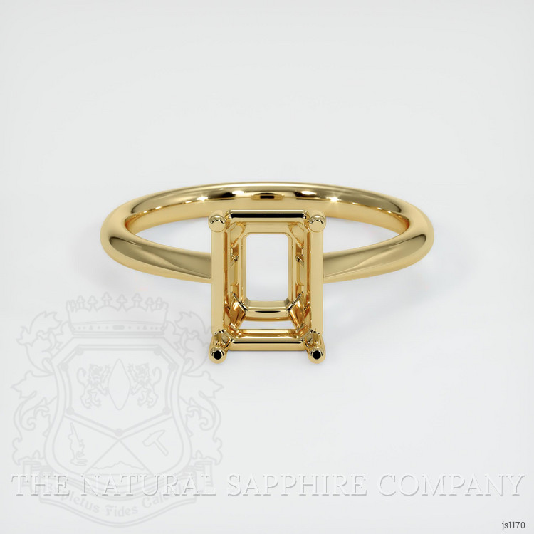 14K Yellow Gold Vedic Ring Setting