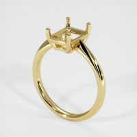 Emerald Ring 1.35 Ct. 18K Yellow Gold Combination Setting