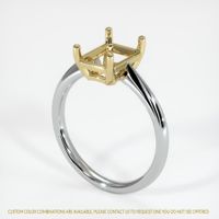 14K Yellow & White Vedic Ring Setting Video