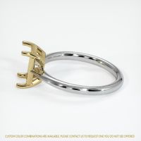 14K Yellow & White Vedic Ring Setting Image