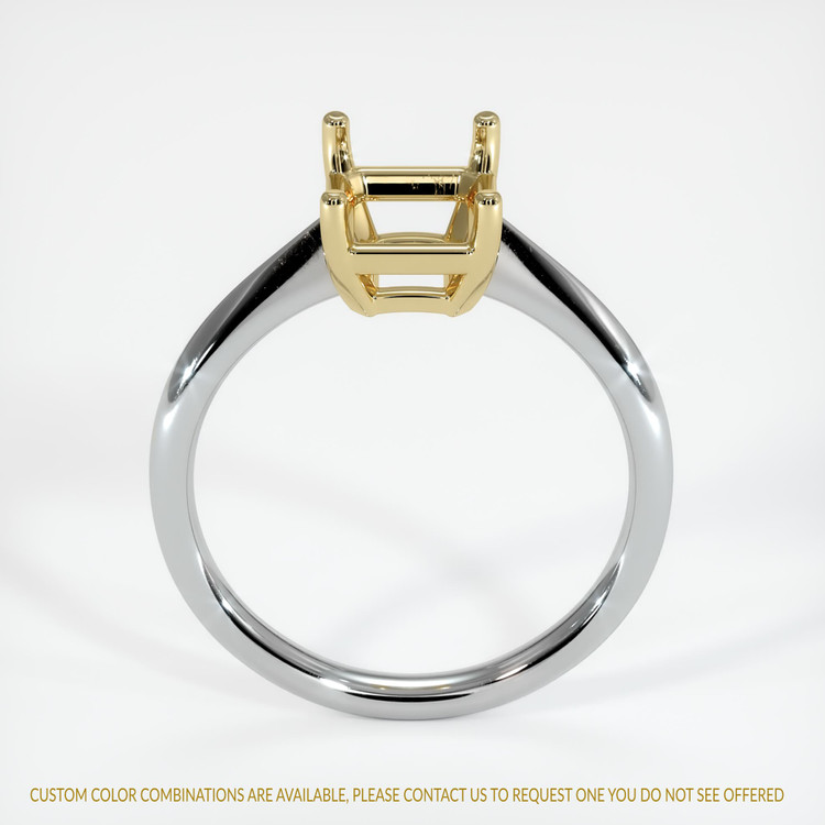 14K Yellow & White Vedic Ring Setting