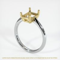 18K Yellow & White Vedic Ring Setting Video