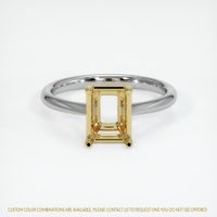 18K Yellow & White Vedic Ring Setting Image