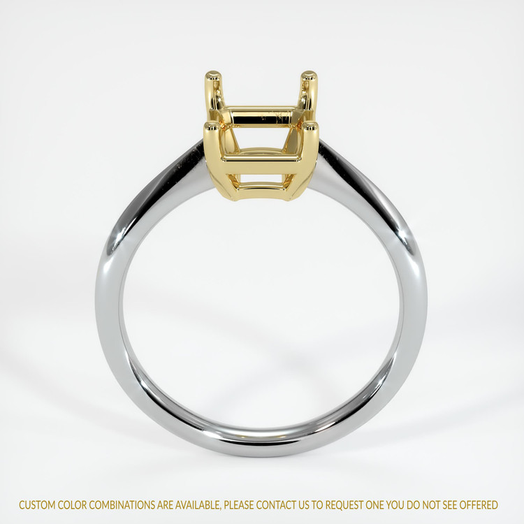 18K Yellow & White Vedic Ring Setting