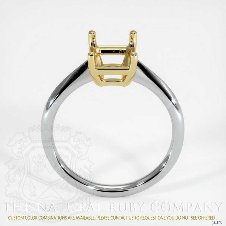 18K Yellow & White Vedic Ring Setting
