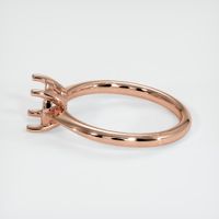 14K Rose Gold Solitaire Ring Setting Image