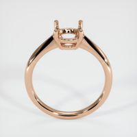 18K Rose Gold Solitaire Ring Setting Image