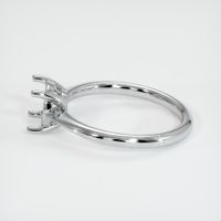 14K White Gold Solitaire Ring Setting Image