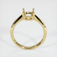 10K Yellow Gold Solitaire Ring Setting Image