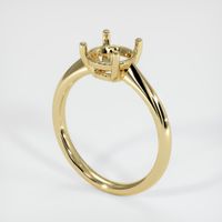 14K Yellow Gold Solitaire Ring Setting Video