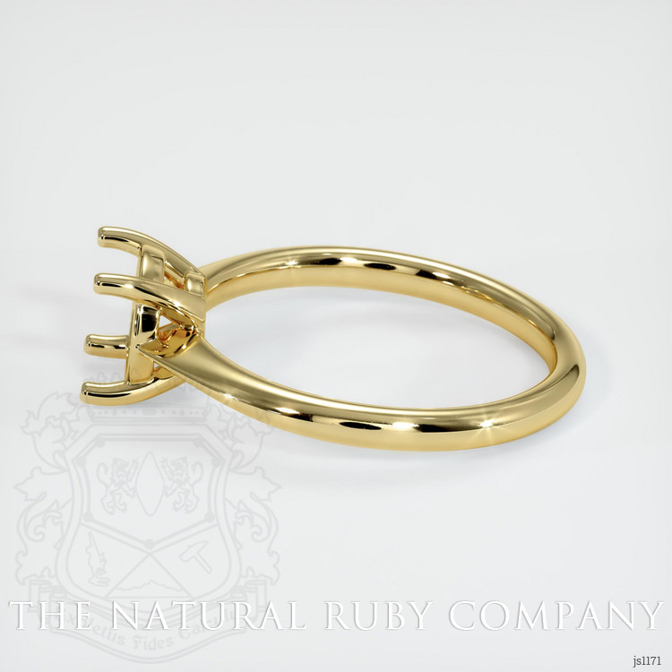 18K Yellow Gold Solitaire Ring Setting