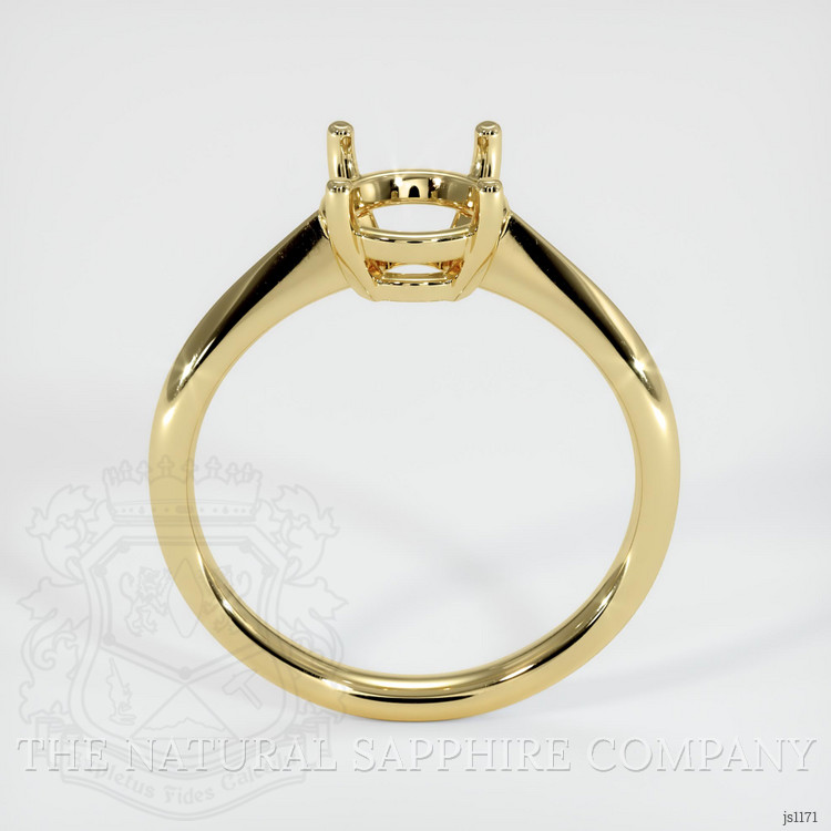 18K Yellow Gold Solitaire Ring Setting