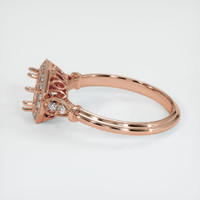 14K Rose Gold Antique Style Ring Setting Image