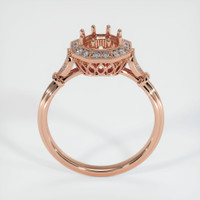 14K Rose Gold Antique Style Ring Setting Image