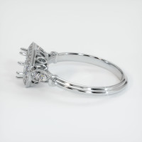 10K White Gold Antique Style Ring Setting Image