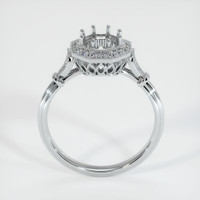 10K White Gold Antique Style Ring Setting Image