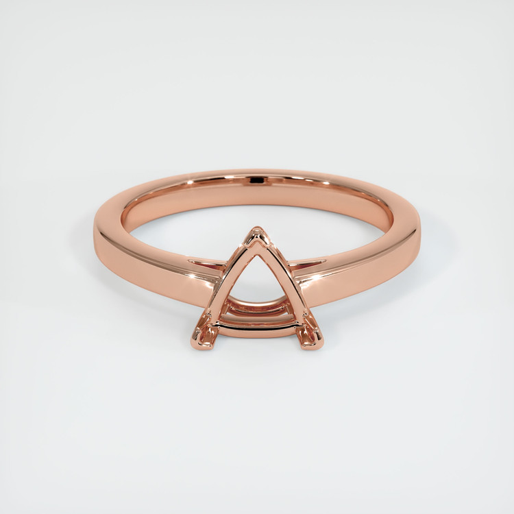 14K Rose Gold Solitaire Ring Setting