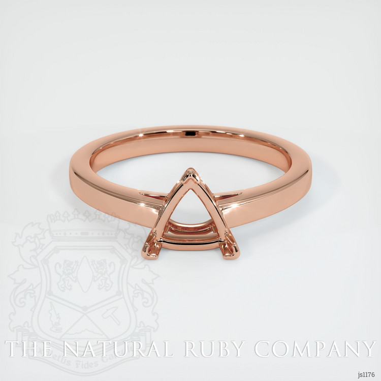 14K Rose Gold Solitaire Ring Setting