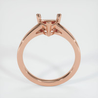 14K Rose Gold Solitaire Ring Setting Image