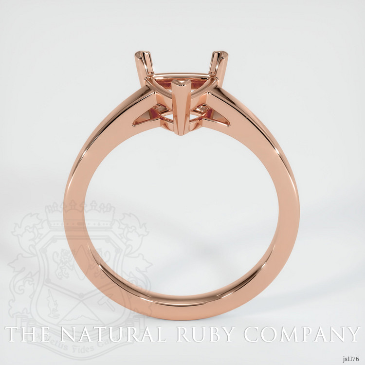 14K Rose Gold Solitaire Ring Setting