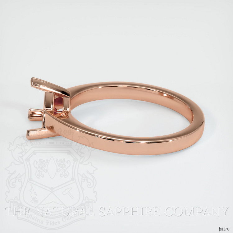 14K Rose Gold Solitaire Ring Setting