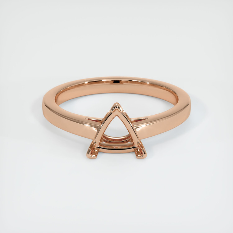 18K Rose Gold Solitaire Ring Setting