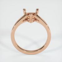 18K Rose Gold Solitaire Ring Setting Image