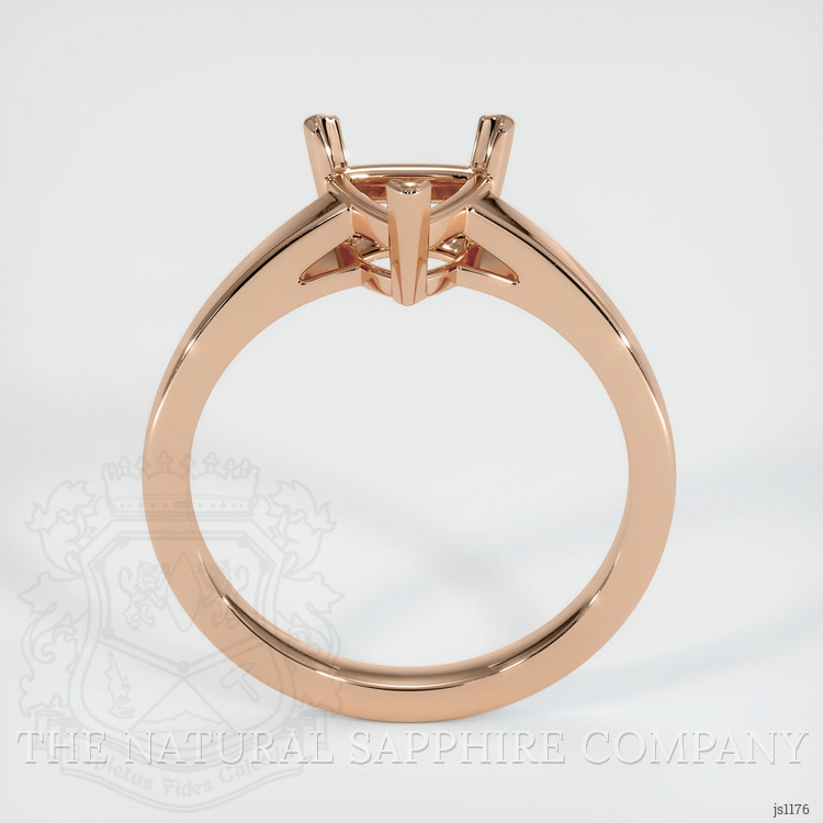18K Rose Gold Solitaire Ring Setting