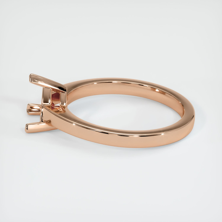 18K Rose Gold Solitaire Ring Setting