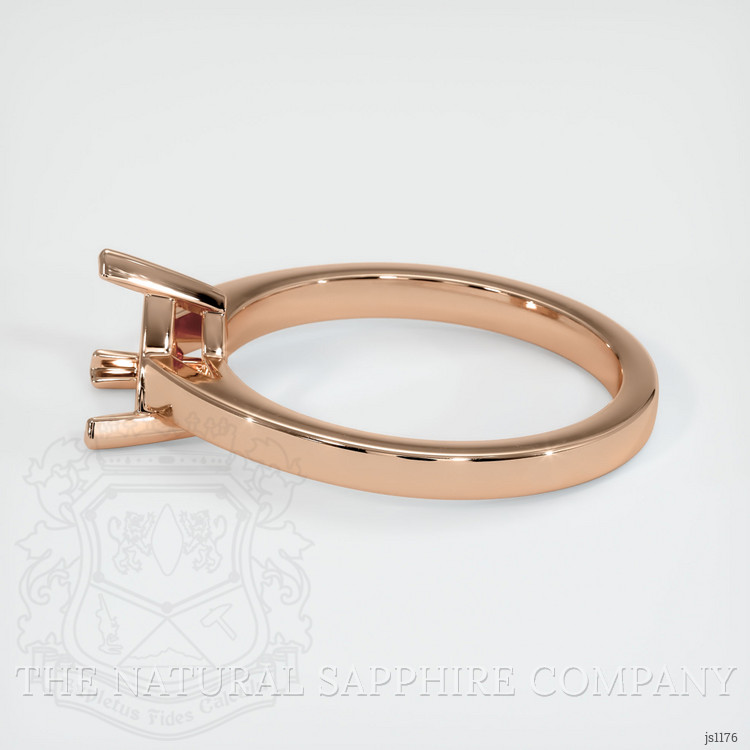 18K Rose Gold Solitaire Ring Setting