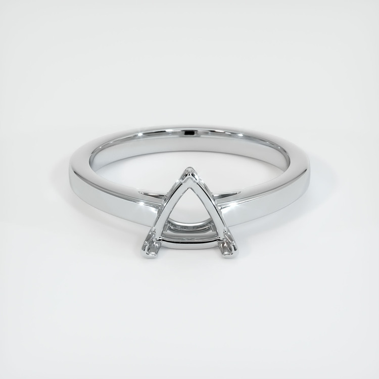 10K White Gold Solitaire Ring Setting