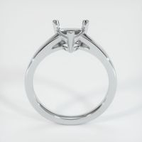 18K White Gold Solitaire Ring Setting Image
