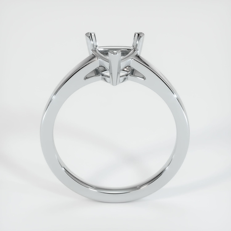 18K White Gold Solitaire Ring Setting