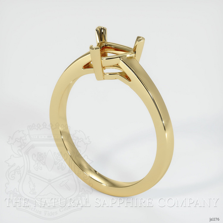 10K Yellow Gold Solitaire Ring Setting