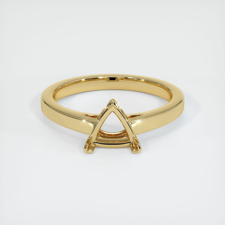 14K Yellow Gold Solitaire Ring Setting