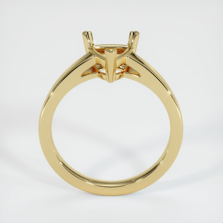 14K Yellow Gold Solitaire Ring Setting