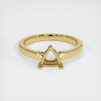 18K Yellow Gold Solitaire Ring Setting Image