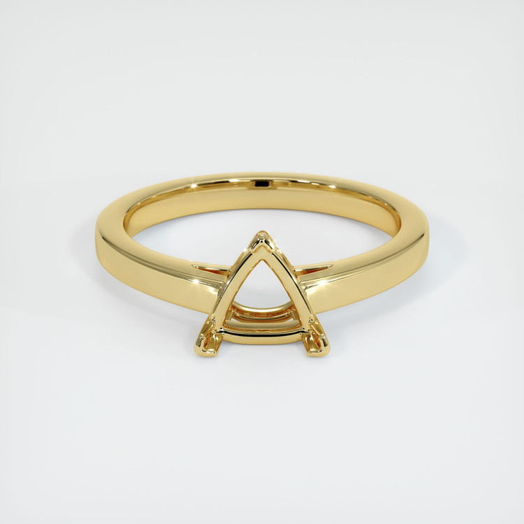 18K Yellow Gold Solitaire Ring Setting