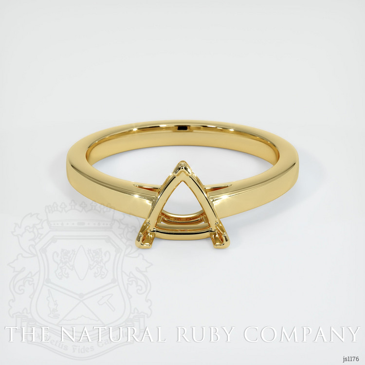 18K Yellow Gold Solitaire Ring Setting