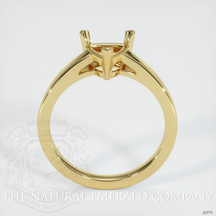 18K Yellow Gold Solitaire Ring Setting