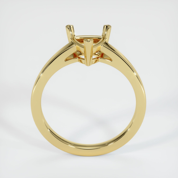 18K Yellow Gold Solitaire Ring Setting