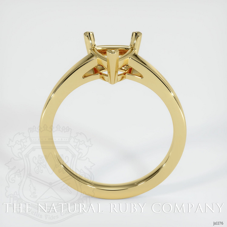 18K Yellow Gold Solitaire Ring Setting