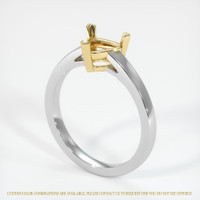 18K Yellow & White Solitaire Ring Setting Video
