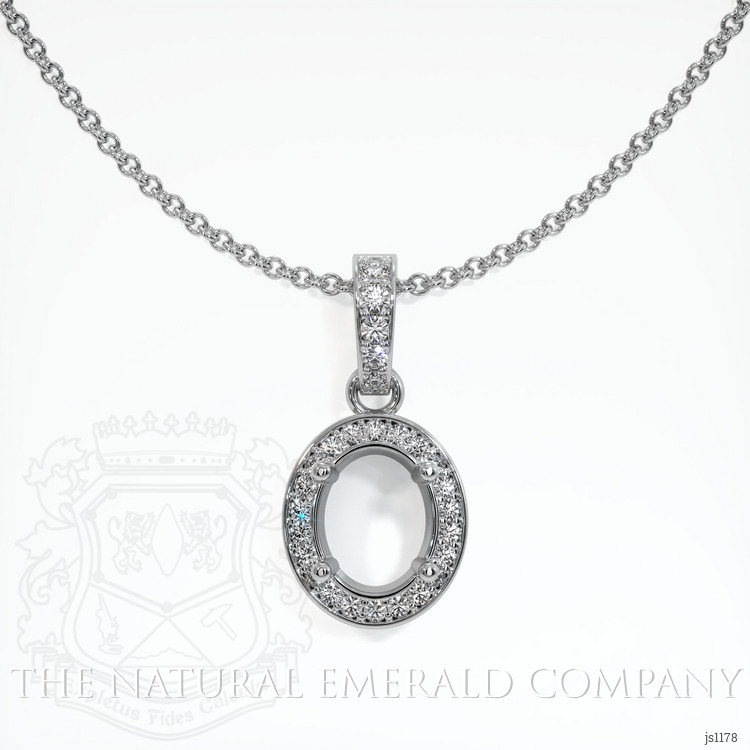 Platinum 950 Antique Style Pendant Setting