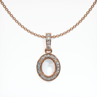 14K Rose Gold Antique Style Pendant Setting Video