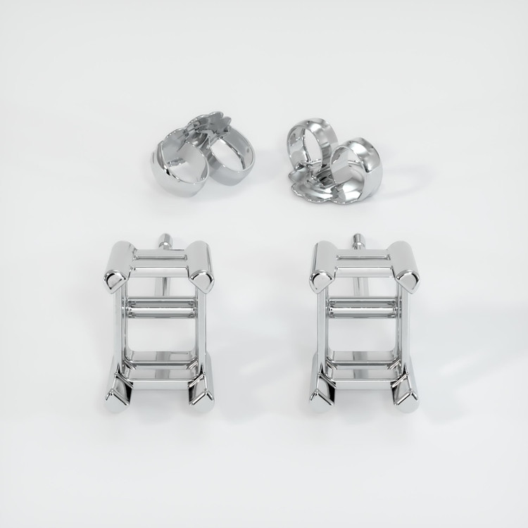 Platinum 950 Studs Earring Setting